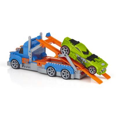 Véhicules hot wheelsà constuire : camion et bolide de cascade urban agent hot wheels
