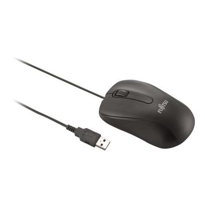 Fujitsu M520 - muis - USB - zwart