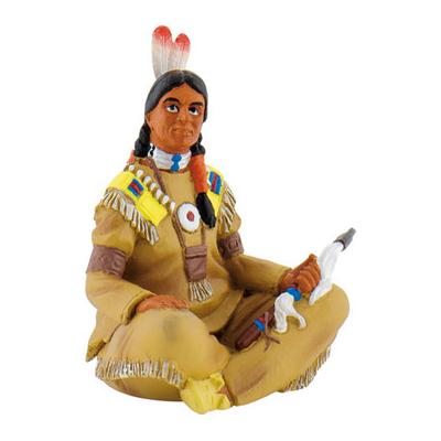 Bullyland Figurine World figurine Indien avec hachette 6 cm