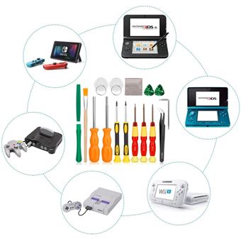Kit d'outils Reparation Nintendo Switch New 3DS New 2DS Wii/DS/DS-Lite/GBA  XSTONE - Jeux vidéo - Achat & prix