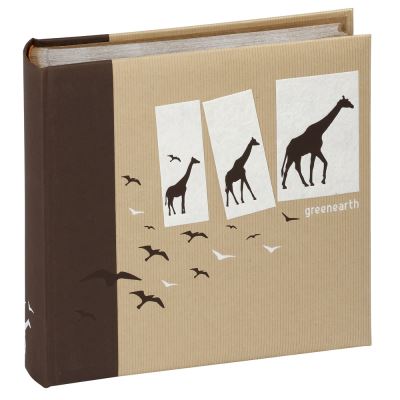 Album photo traditionnel Greenearth marron 30X30 cm 400 photos, 100 pages, 312 x 302 x 67 mm - fabriqué en France