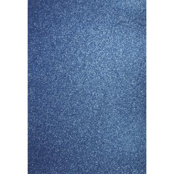 Papier cartonné pailleté - A4 - Bleu azur - 1