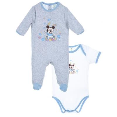 Coffret Cadeaux Pyjamas + Body Mickey - Taille 3 - 6 Mois