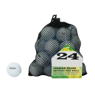 Second chance bridgestone 24 balles de golf de récupération qualité supérieure grade a