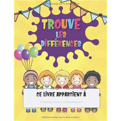 Trouve les Différences Pour enfants +5ans : Livre de jeux pour