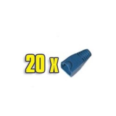 20 Manchons bleus pour prise RJ45