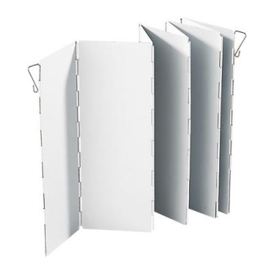 Pare-vent pliable en aluminium pour l'extérieur - Pare-br avec 8
