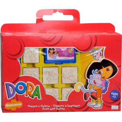ensemble de couleurs Dora 12 pièces rouge