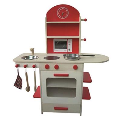 Roba 98207 Cuisine en bois naturel et MDF peint avec accessoires