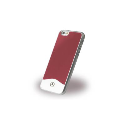Coque iPhone 6 / 6s Mercedes Rouge Métallisé - Collection Wave I Metallic