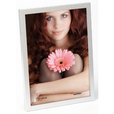 Walther, karla, cadre à portrait en métal, bt318t, 13x18 cm, argent