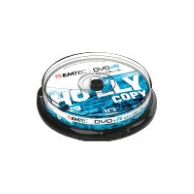 EMTEC - DVD+R x 10 - 4.7 Go - support de stockage