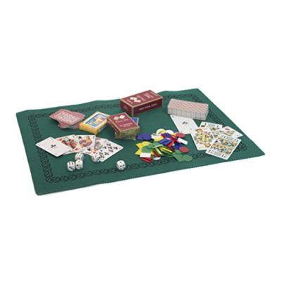 France Cartes - 395165 - Jeu De Cartes - Grand Coffret En Bois Avec Jeux Et Tapis