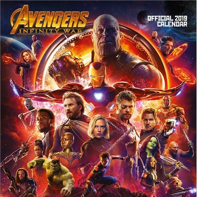 The Avengers Infinity War Calendrier 2019 carré 30 x 30 cm