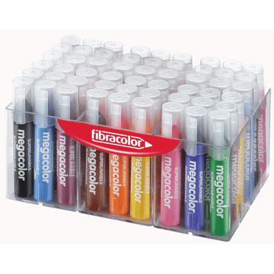 Marqueur mega couleur - classpack de 50