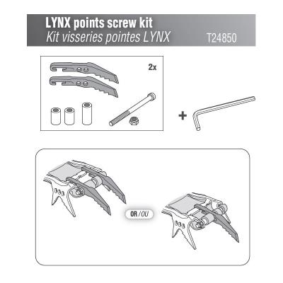 Kit rechange pointes avant et visseries Lynx