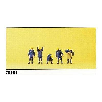 PREISER 1/160 ÈME - PR79181 - MODÉLISME FERROVIAIRE - OUVRIERS DES SERVICES D'URGENCE THW