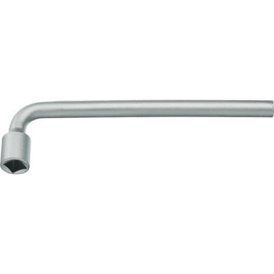 Clé coudée à douille 4 pans, Cote s/plats : 12 mm, Long. 215 mm