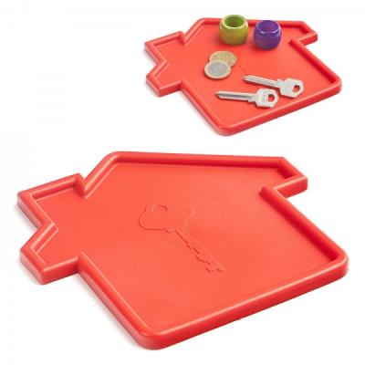 Plateau vide poche chez moi rouge