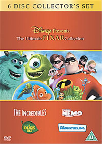 The Incredibles/Monsters, Inc./A Bug's Life/Finding Nemo , (Pixar 4 Movie Box Set)