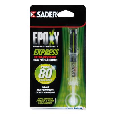 Colle époxy express - 3 Gr - SADER