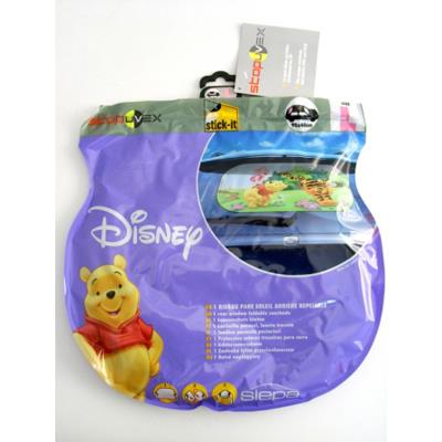 AUTO-1 Rideau pare soleil arrière repliable Disney - Décor Winnie l'Ourson-F013061