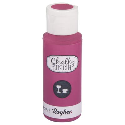 Peinture craie verre (Chalky Finish) - rose oeillet - 59ml - Rayher