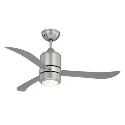 vaxcel loft ventilateur de plafond avec télécommande boitier nickelpales transparentes
