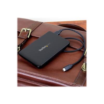 StarTech.com USB 3.1 (10Gbps) gereedschapsloze behuizing voor 2,5 SATA SSD/HDD - USB-C  - storage enclosure - SATA 6Gb/s - USB 3.1 (Gen 2)