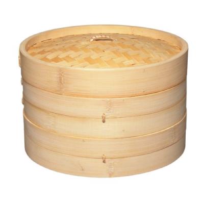 World of flavours oriental panier vapeur en bambou à 25 cm
