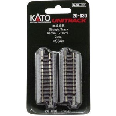 Voie droite 64 mm n kato 20-030 7078005