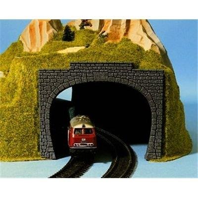Noch - 34410 - modélisme ferroviaire - élément de route - entrée de tunnel à 2 voies - 95 x 7 cm - 2 pièces