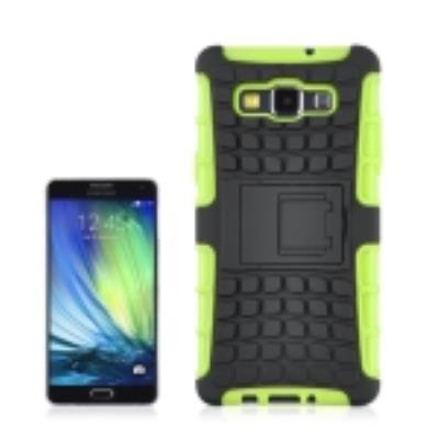 Samsung Galaxy A3 Coque Housse Plastique Vert Armure