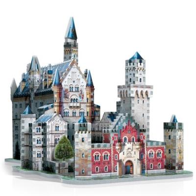 Wrebbit - 043044 - puzzle 3d - château de neuschwanstein - 890 pièces