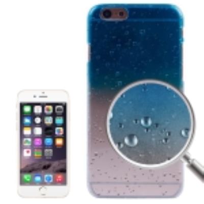 Iphone 6 : Coque Housse Plastique Bleu Goutte d'Eau