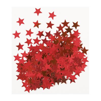 Confettis de table étoiles rouges (14 g)