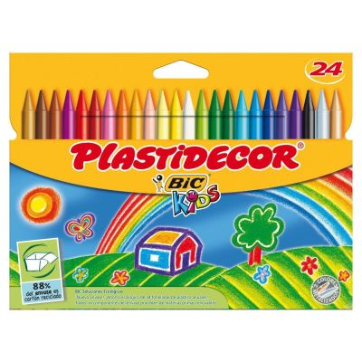 Étui 24 cires Plastidecor