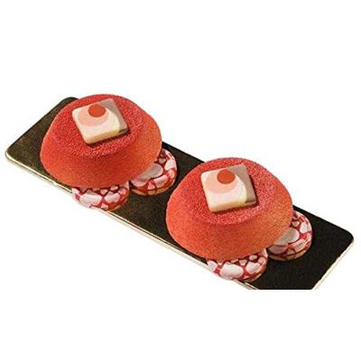 Moule Silikomart Demi-Sphères 6 Cavités - Silicone Platine Terre Cuite - 360 Ml