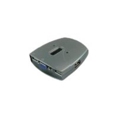 Sedna SE-KVM-USB-22 - Commutateur écran-clavier-souris/audio - 2 x KVM / audio - 1 utilisateur local - de bureau