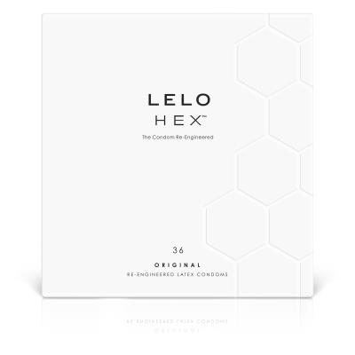 LELO HEX™ - Le préservatif de luxe avec une structure unique en nid d'abeille 3 Pack