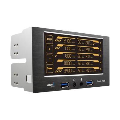 AeroCool Touch 2100 - contrôleur de la vitesse du ventilateur avec alarme