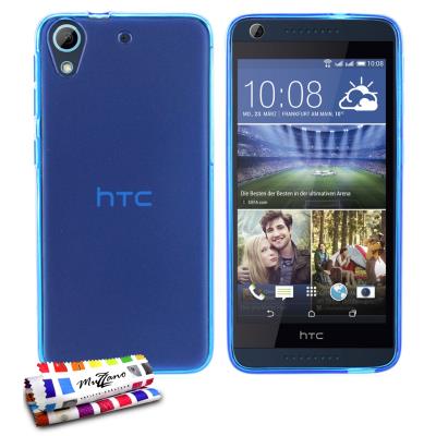 Coque Souple Ultra-Slim Le Glossy Hybrid Bleu pour HTC DESIRE 626