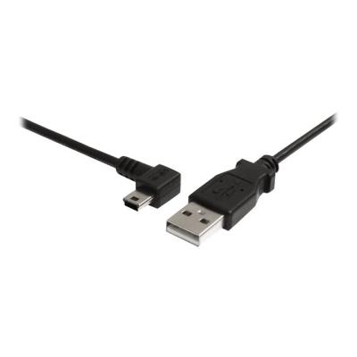 StarTech.com USB 2.0 A naar linksgehoekte Mini B kabel - M/M - USB-kabel - 1.8 m