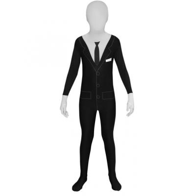 Costume de smoking Morphsuits slenderman enfant - 6-8 ans