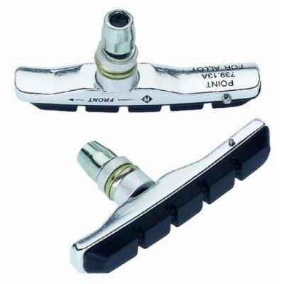 Point cartridge 30094901 sabot de frein pour frein v jantes alu lot de 2 argent 72 mm