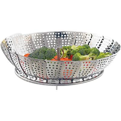 Panier ajustable pour cuisson vapeur