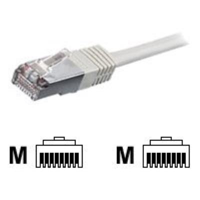 equip - Verbindingskabel - RJ-45 (M) naar RJ-45 (M) - 1 m - FTP - CAT 5e - gevormd - grijs