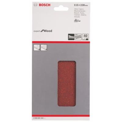 Abrasif pour Ponceuse Bosch Feuilles Abrasives C430 pour Ponceuse Vibrante - 14 Trous - Pack De 10 - 230X115 Mm - Grain 40
