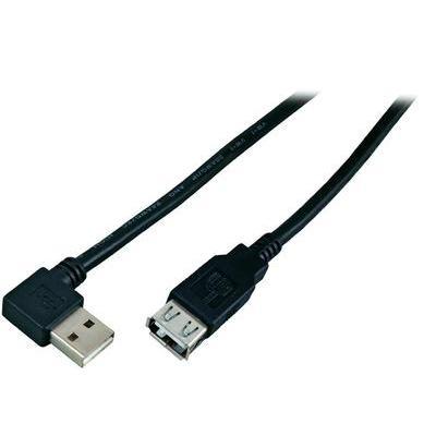 Rallonge usb 2.0 [1x usb 2.0 mâle type a - 1x usb 2.0 type a femelle] 1.80 m noir