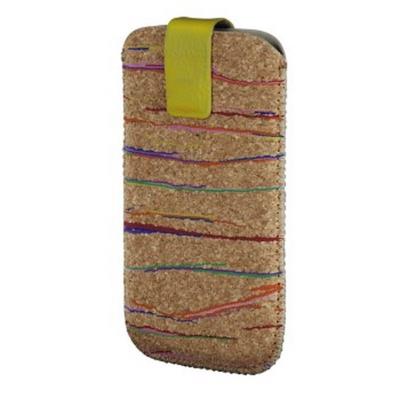 Hama-etui paint cork pour téléphone mobile, nature/multicolore, taille l